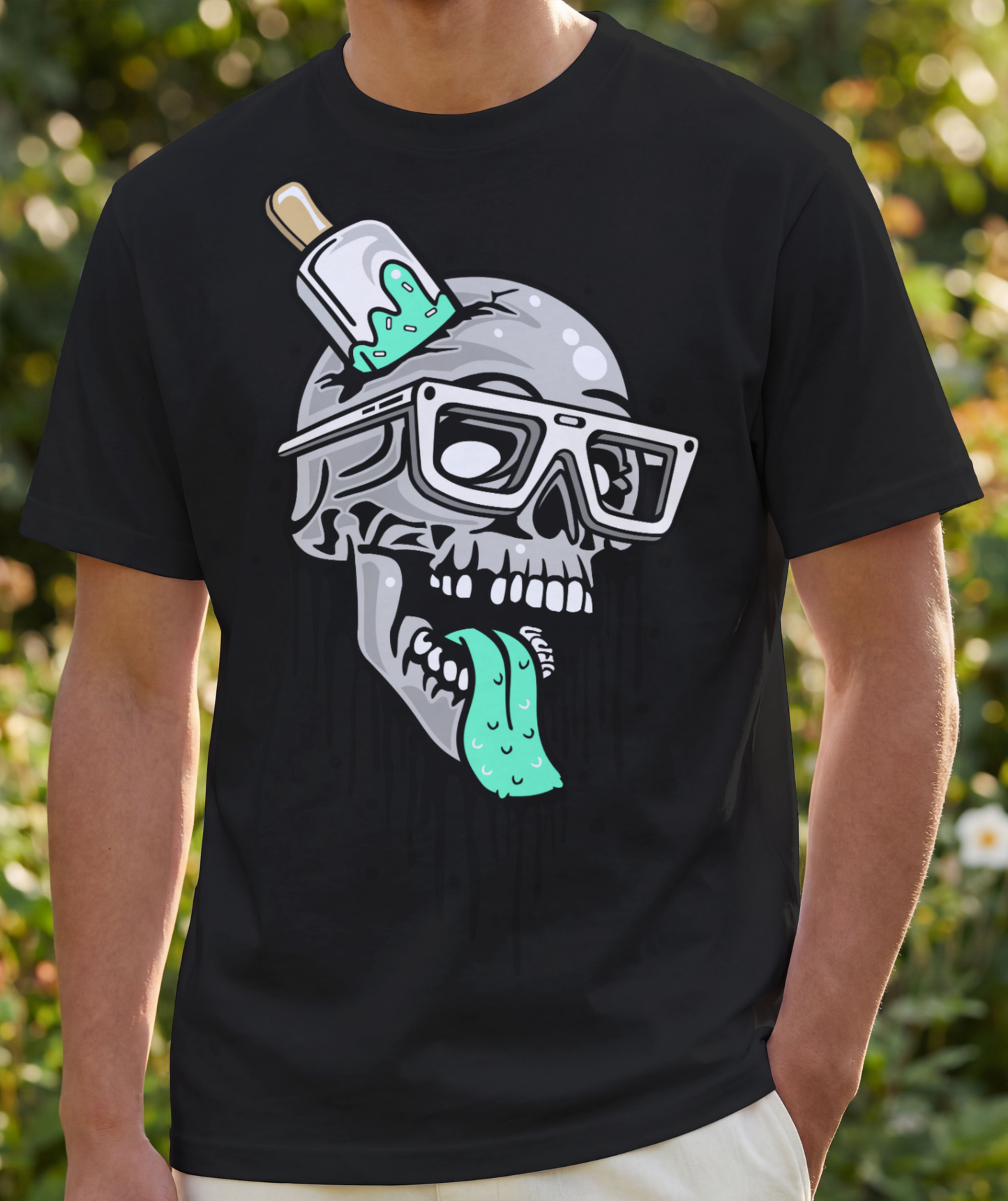 Brain Freeze Skull Graphic Tee